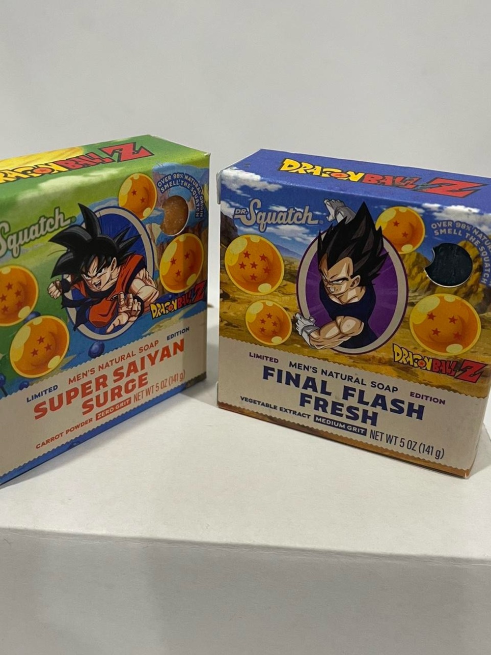 Dr Squatch Dragon Ball Z  Limited Edition Soap Set